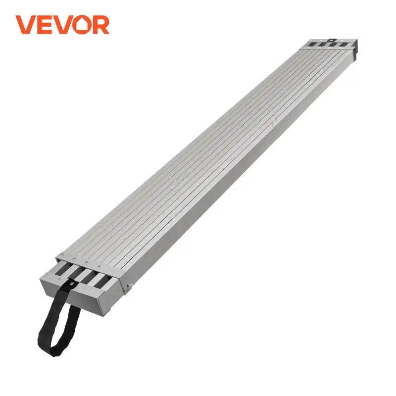 VEVOR Telescoping Aluminum Work Plank 6-9 Feet 500lbs Capacity 12.5 inch Width Aluminum Scaffold Plank Extension Staging Plank